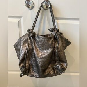 Classic leather bag from Italy